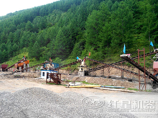 機(jī)制砂生產(chǎn)線(xiàn)全景圖
